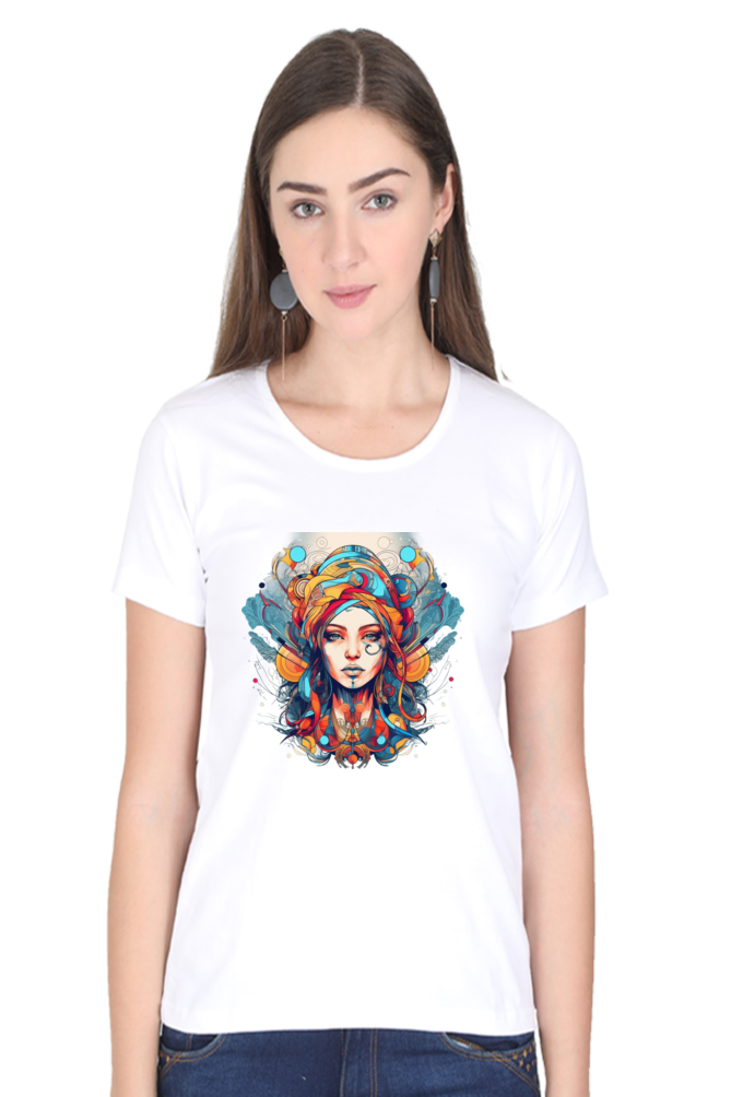 ZenVibes - Female T-Shirts White