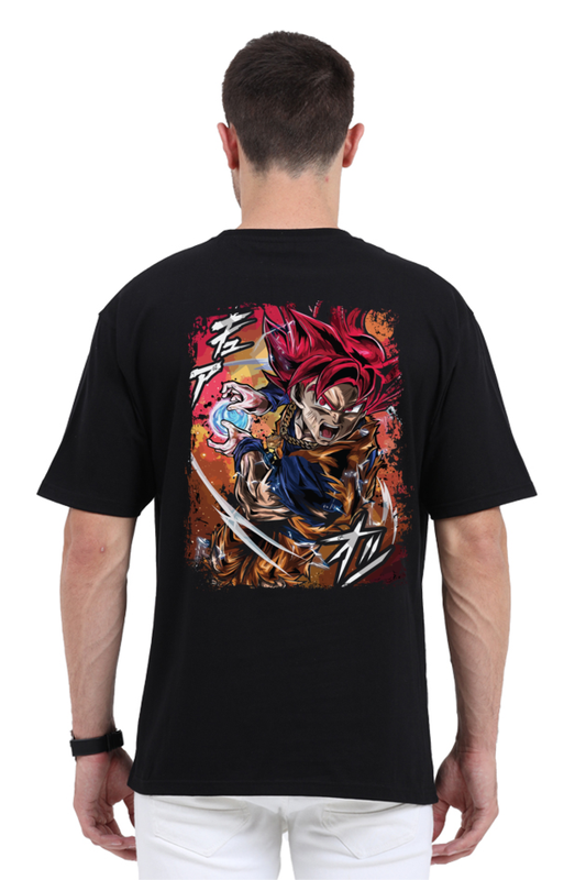 Goku - Oversized Mens Classic Tshirt Black