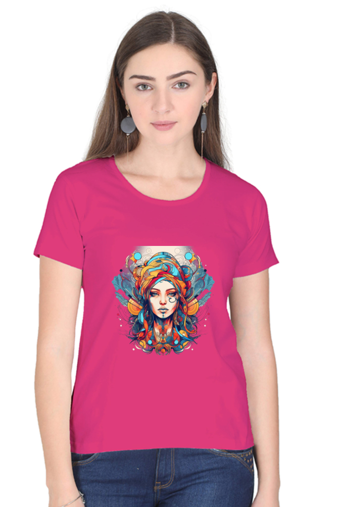 ZenVibes - Female T-Shirts Pink