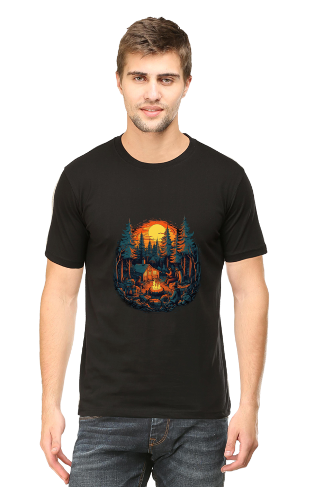 Cozy Campfire - Mens Classic Tshirts Black