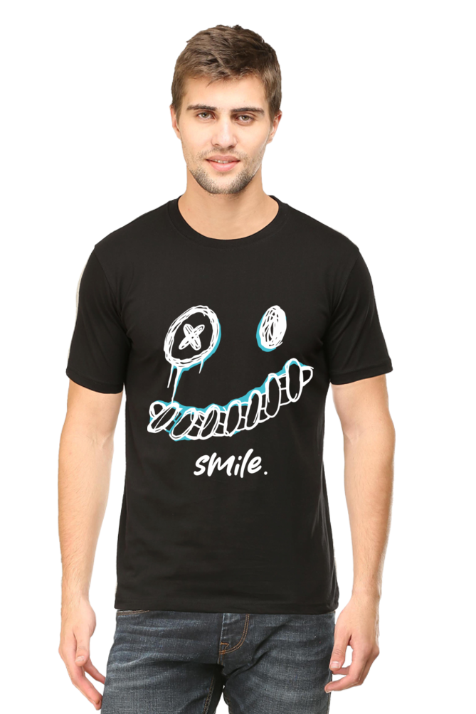 Smile- Mens Classic T-Shirt Black