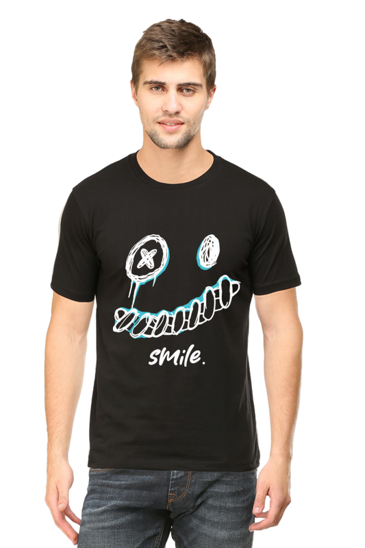 Smile- Mens Classic T-Shirt Black