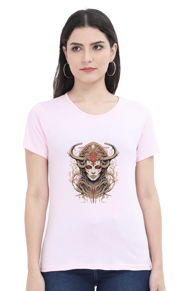 ZenVibes - Womens T-Shirts Light Baby Pink