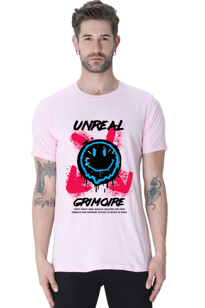 Unreal - Mens Classic T-Shirts Light Baby Pink