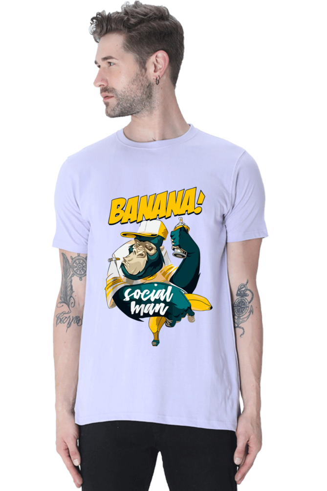 Banana - Mens Classic T-shirt Lavender