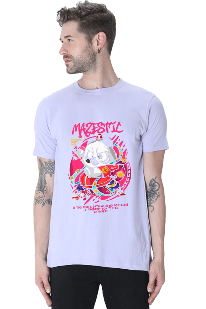 Majestic - Mens Classic TShirts Lavender