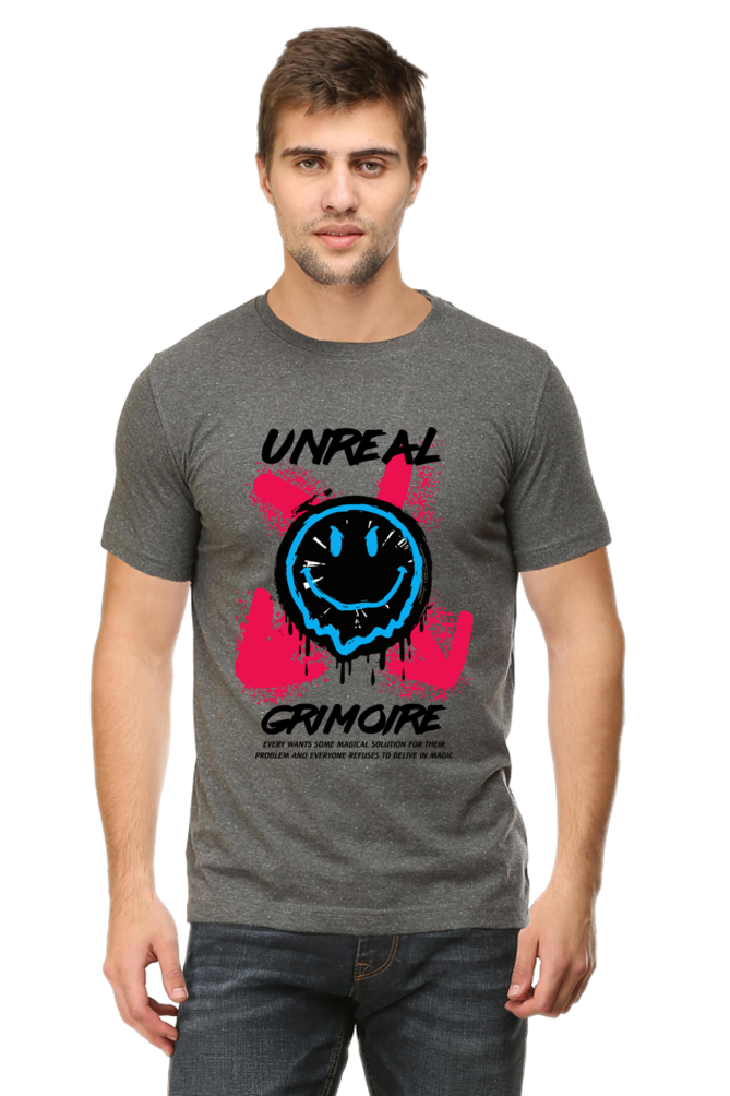 Unreal - Mens Classic T-Shirts Charcoal Melange