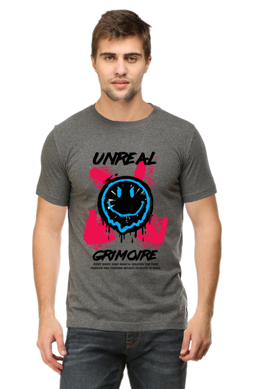 Unreal - Mens Classic T-Shirts Charcoal Melange