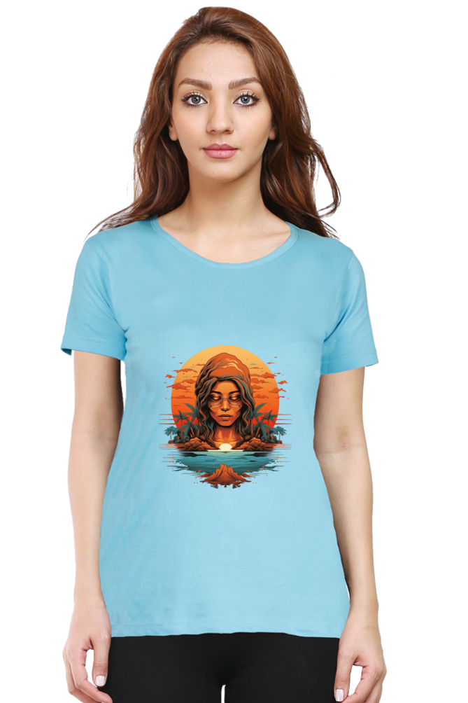 ZenVibes - Womens Classic T-Shirts SkyBlue