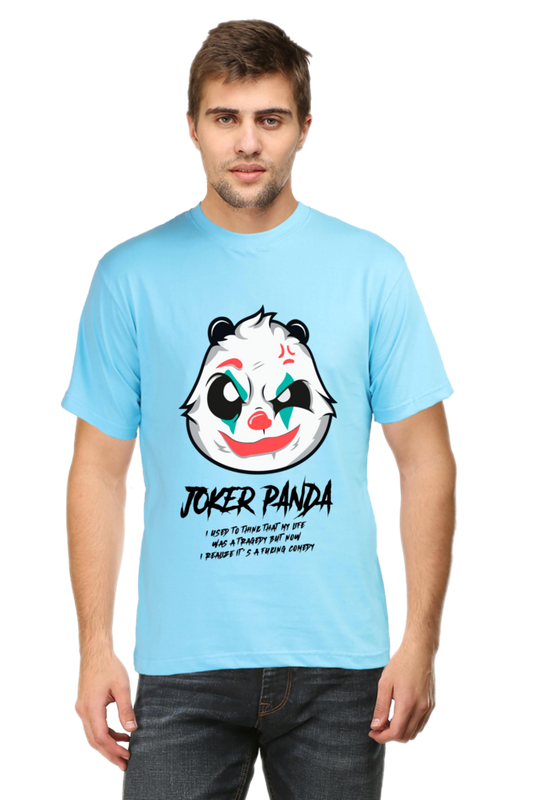 Joker Panda - Mens Classic TShirts SkyBlue